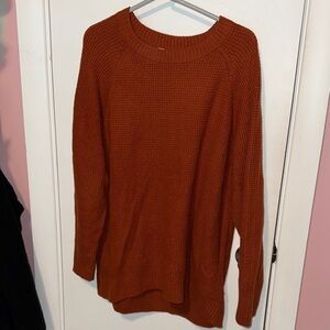 Cozy Rust Tunic Sweater
